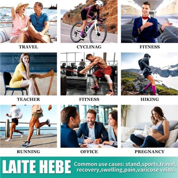 3 Pack Compression Sock-Compression Sock For Women and Men - Picture 6 of 7